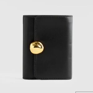 Madewell The Sculpted Metal Trifold Wallet